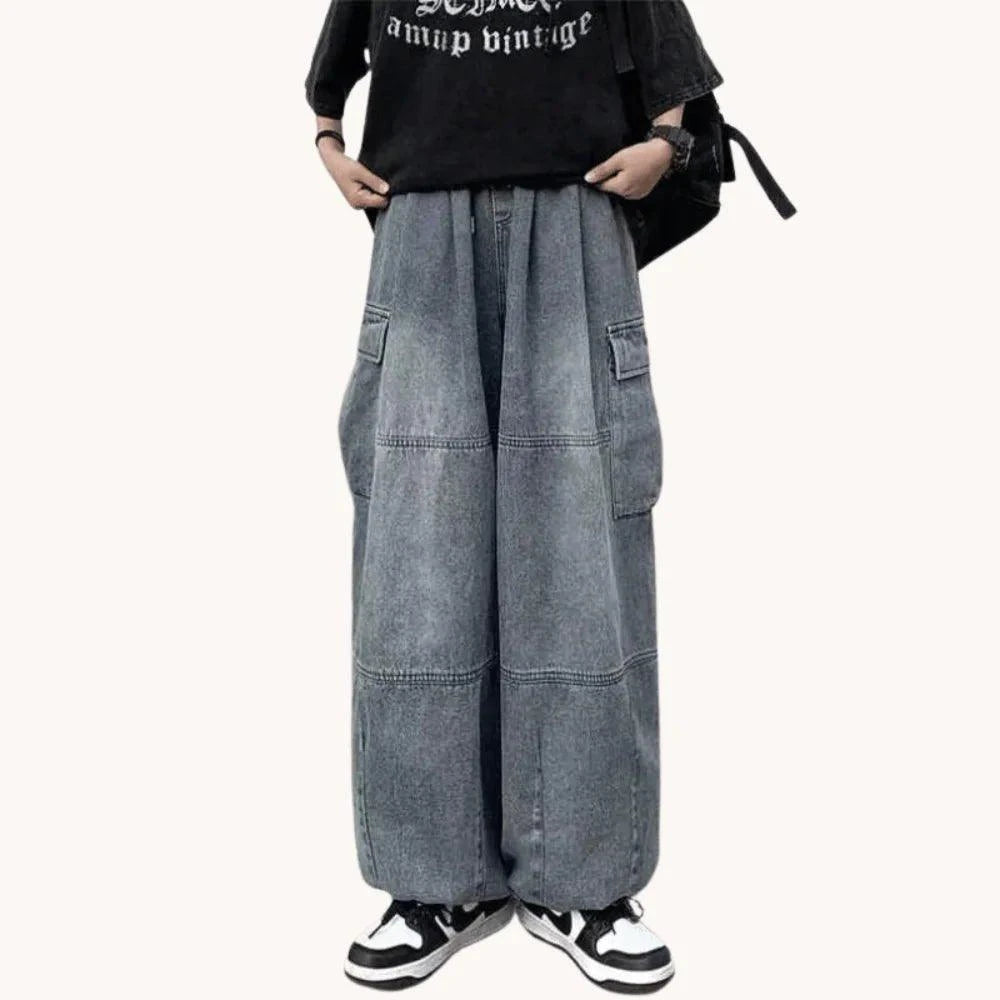 👖 Experience Ultimate Comfort with Elastic Waist Loose Parachute Pants 🌟 - Home Kartz