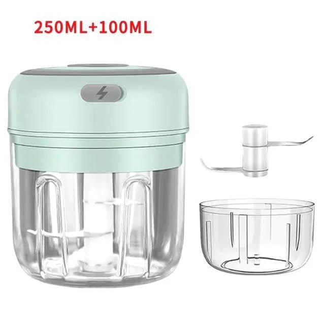 Mini Electric Food Chopper – Quick, Efficient & Safe | One-Touch Kitchen Powerhouse - Home Kartz