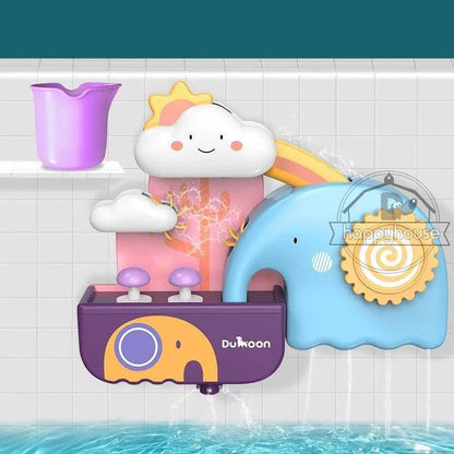 Spray Water Whale Toy | Interactive Bath Toy with Lights | Water Induction Whale for Kids - Home Kartz