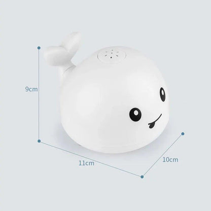 Spray Water Whale Toy | Interactive Bath Toy with Lights | Water Induction Whale for Kids - Home Kartz