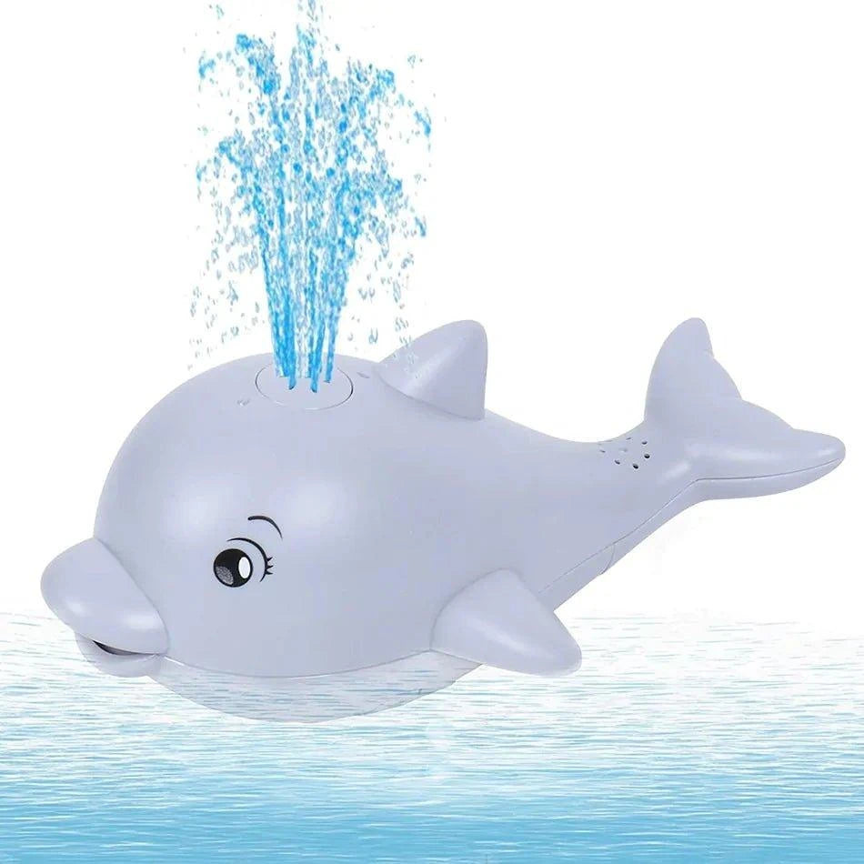 Spray Water Whale Toy | Interactive Bath Toy with Lights | Water Induction Whale for Kids - Home Kartz
