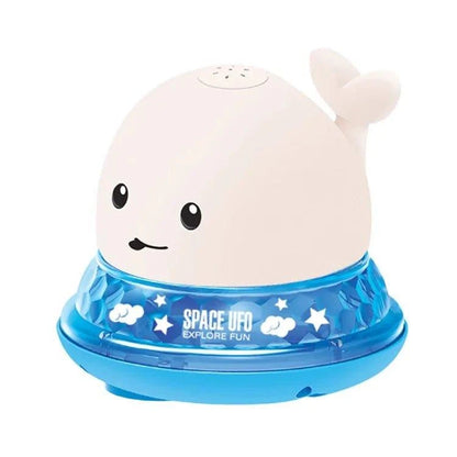 Spray Water Whale Toy | Interactive Bath Toy with Lights | Water Induction Whale for Kids - Home Kartz