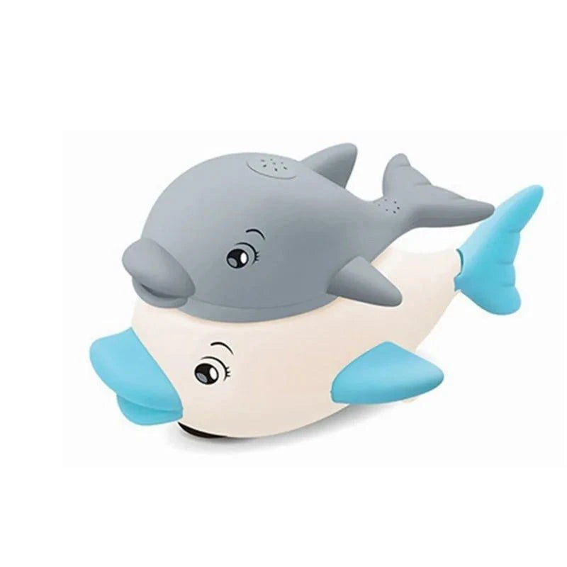 Spray Water Whale Toy | Interactive Bath Toy with Lights | Water Induction Whale for Kids - Home Kartz