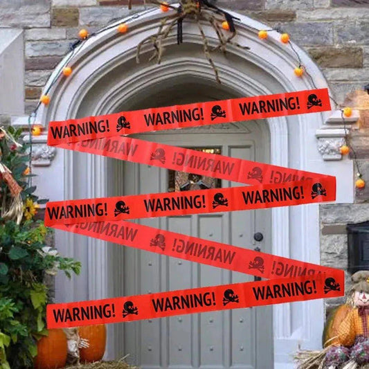 Elevate Your Halloween Décor with Hauntingly Captivating Halloween Warning Caution Tape - Home Kartz