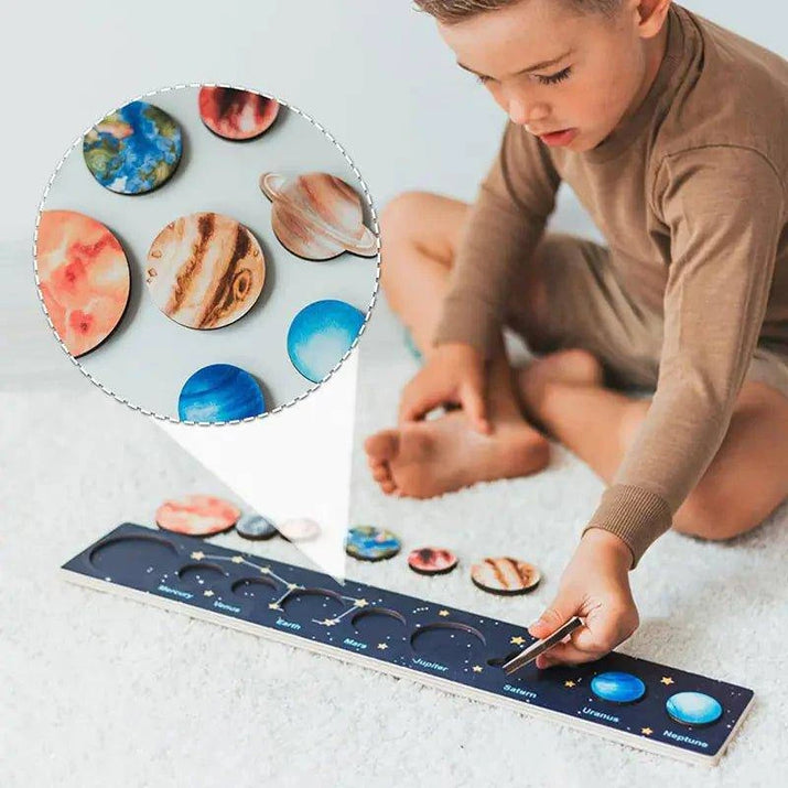 Embark on a Cosmic Adventure: Solar System Puzzle Toy for Kids - Home Kartz