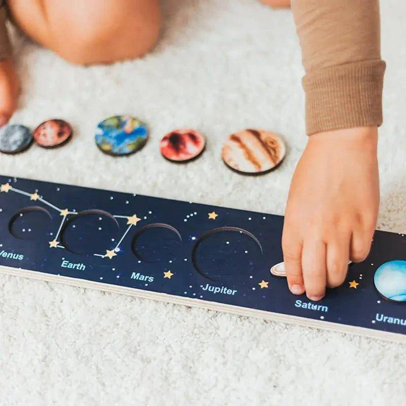 Embark on a Cosmic Adventure: Solar System Puzzle Toy for Kids - Home Kartz