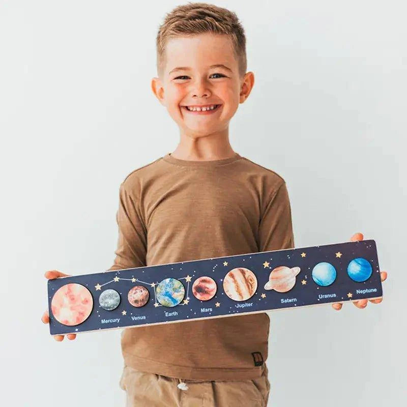 Embark on a Cosmic Adventure: Solar System Puzzle Toy for Kids - Home Kartz