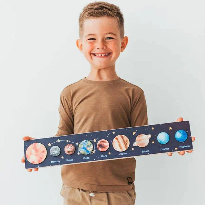 Embark on a Cosmic Adventure: Solar System Puzzle Toy for Kids - Home Kartz