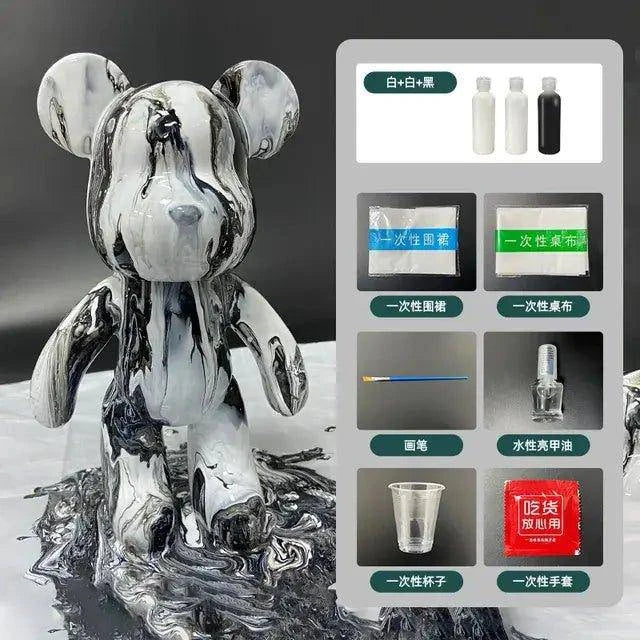 Unleash Your Creativity with Vinyl Fluid Bear Sculpture - Home Kartz