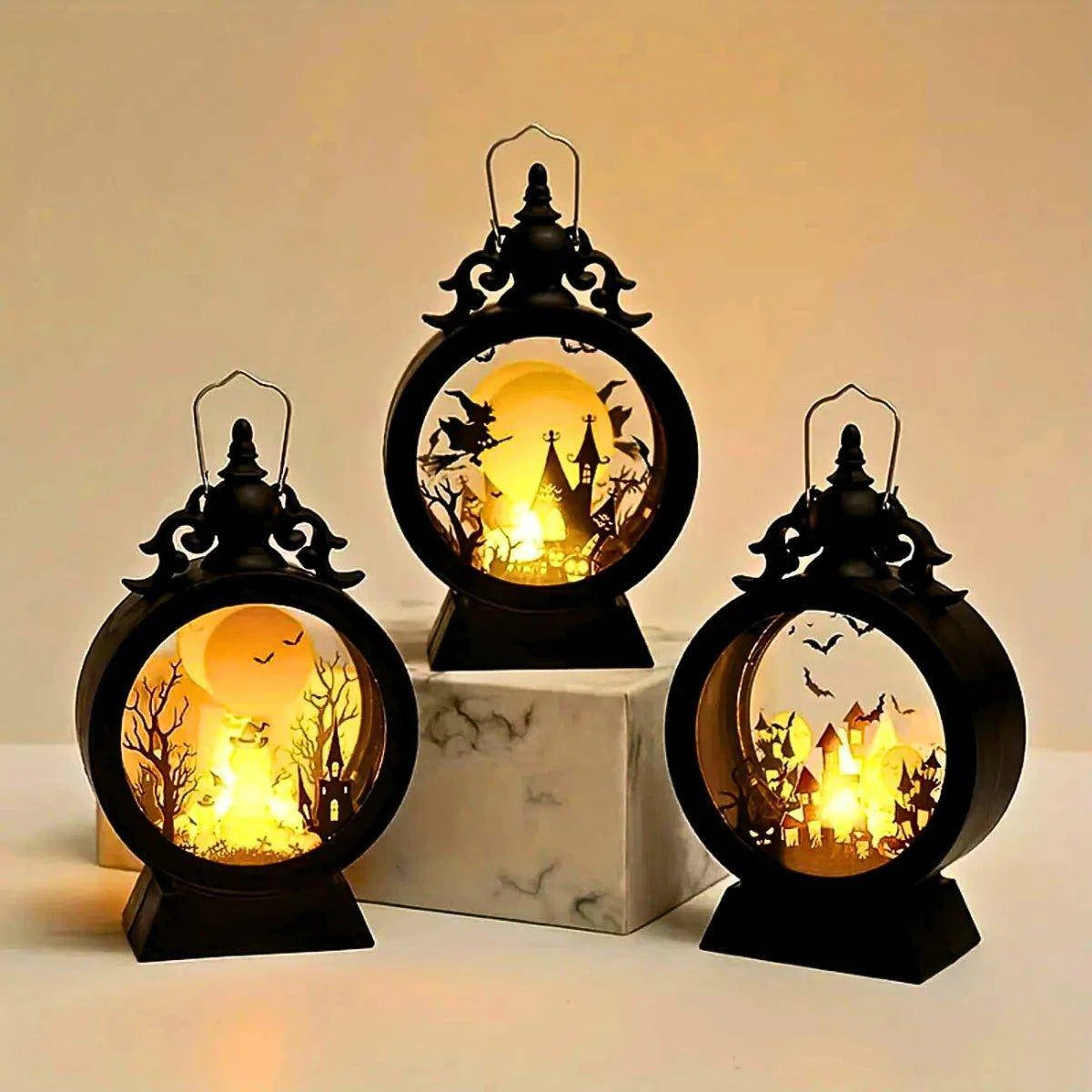 Enchant Your Space with Vintage Halloween Lanterns | Warm Glow & Captivating Designs - Home Kartz
