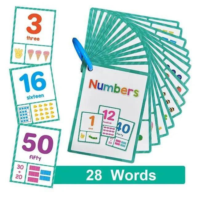 Engage Young Minds with Montessori Kids English Words Flashcards - Home Kartz