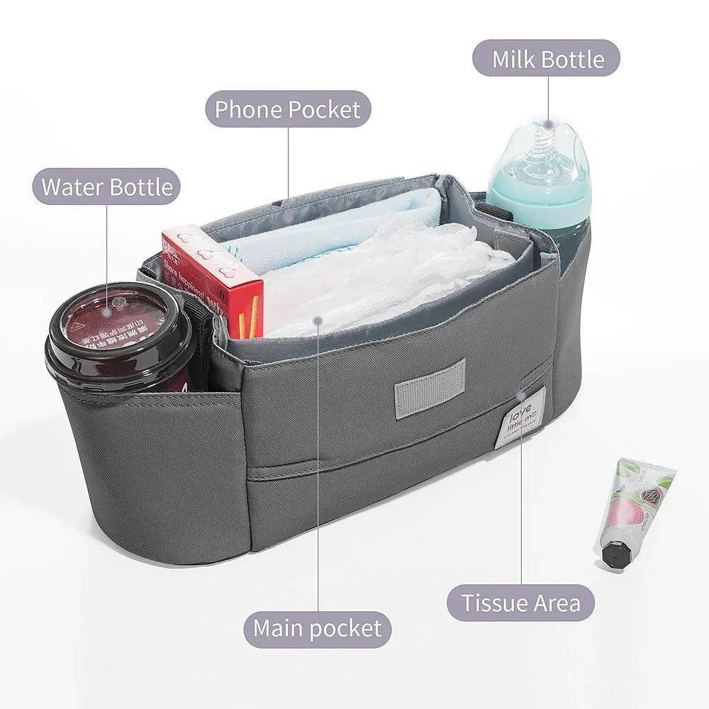 2-in-1 Functional Bag for Parents: Ultimate Stroller Organizer - Home Kartz