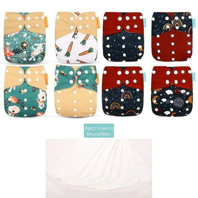 Experience Comfort and Convenience with the Happy Flute Adjustable Diaper Set - Home Kartz