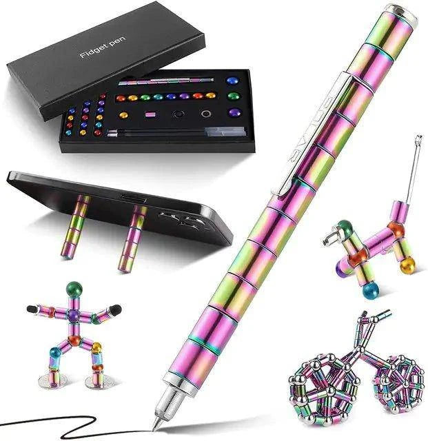 Unlock Creativity and Reduce Stress with the Magnetic Fidget Pen - Home Kartz