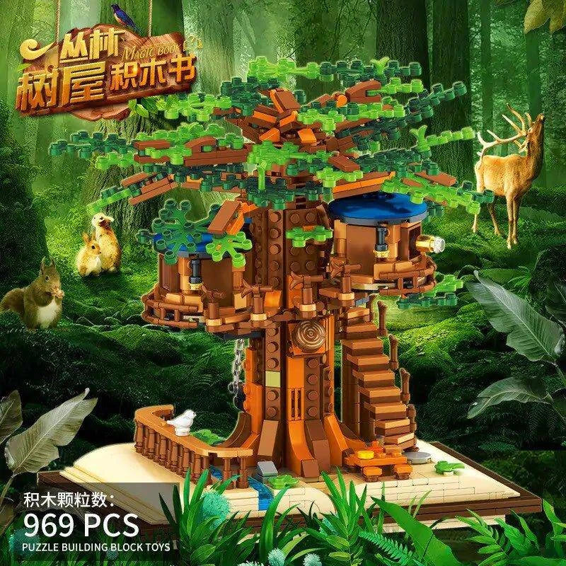 ✨ Build, Learn, Imagine: Introducing the Jungle Tree House Blocks Toy - Adventure Awaits! ✨ - Home Kartz