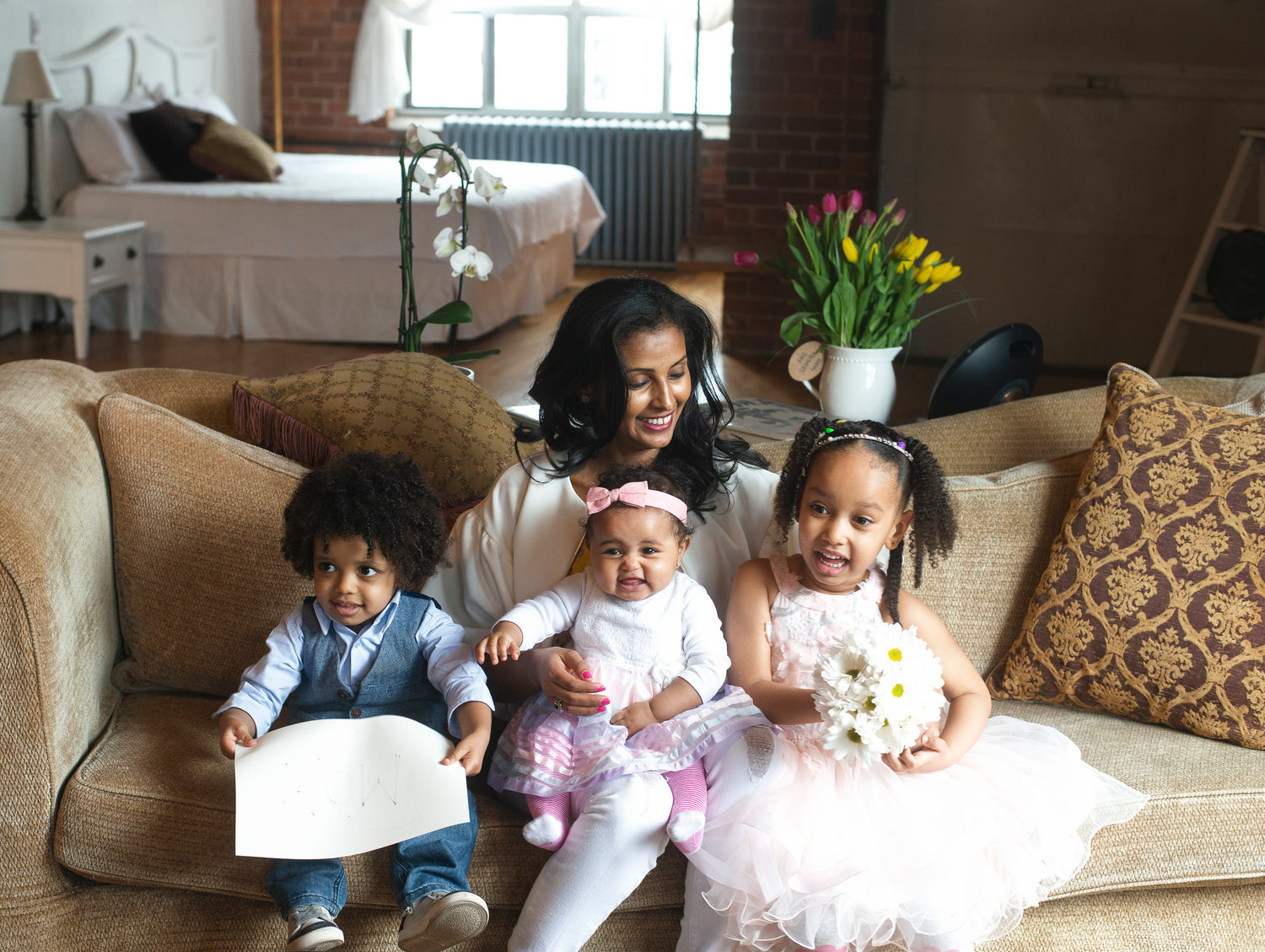 Family Dressed Up