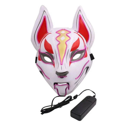 Illuminate Your Look with the Neon LED Luminous Joker Mask for Halloween and Parties 🎃 - Home Kartz