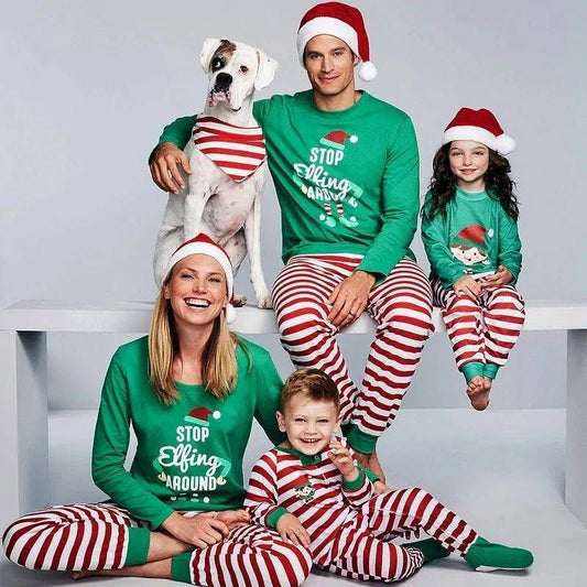 Festive Family Pajamas Set - Celebrate Together in Comfort and Style - Home Kartz