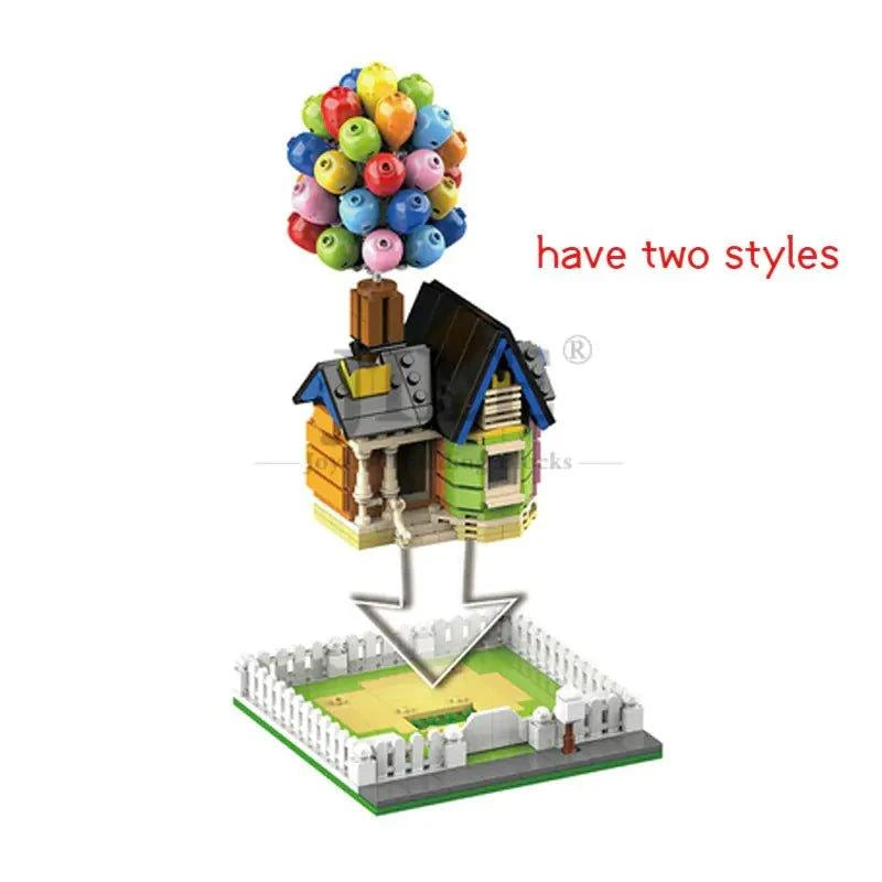 Ignite Imagination with the Moc Flying Balloon House – The Ultimate Creative Building Block Set - Home Kartz