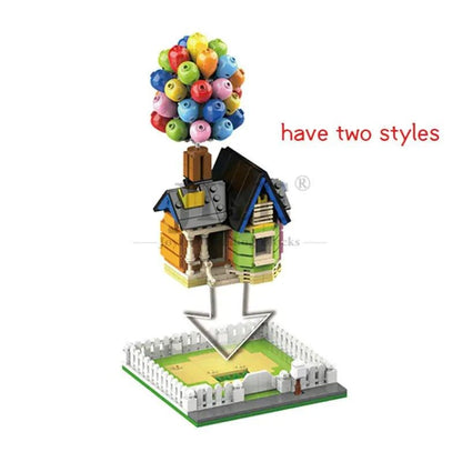 Ignite Imagination with the Moc Flying Balloon House – The Ultimate Creative Building Block Set - Home Kartz