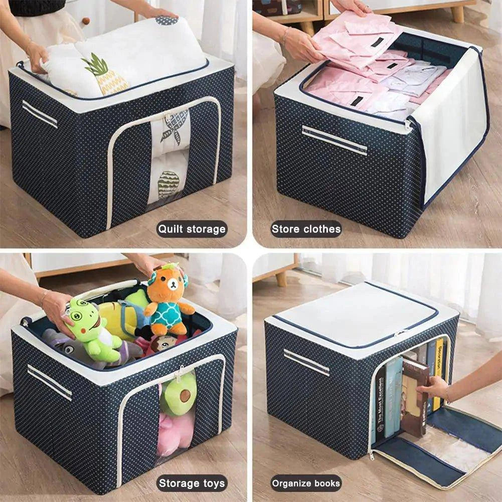 Foldable Clothing Storage Box – Maximize Closet Space with Stylish and Durable Organizers - Home Kartz