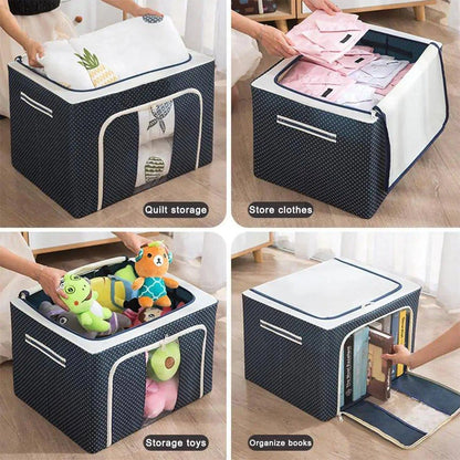 Foldable Clothing Storage Box – Maximize Closet Space with Stylish and Durable Organizers - Home Kartz