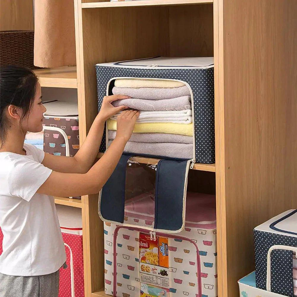 Foldable Clothing Storage Box – Maximize Closet Space with Stylish and Durable Organizers - Home Kartz
