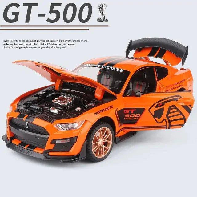 Experience Realism with Ford Mustang Shelby GT500 Alloy Car Model Toy - Home Kartz