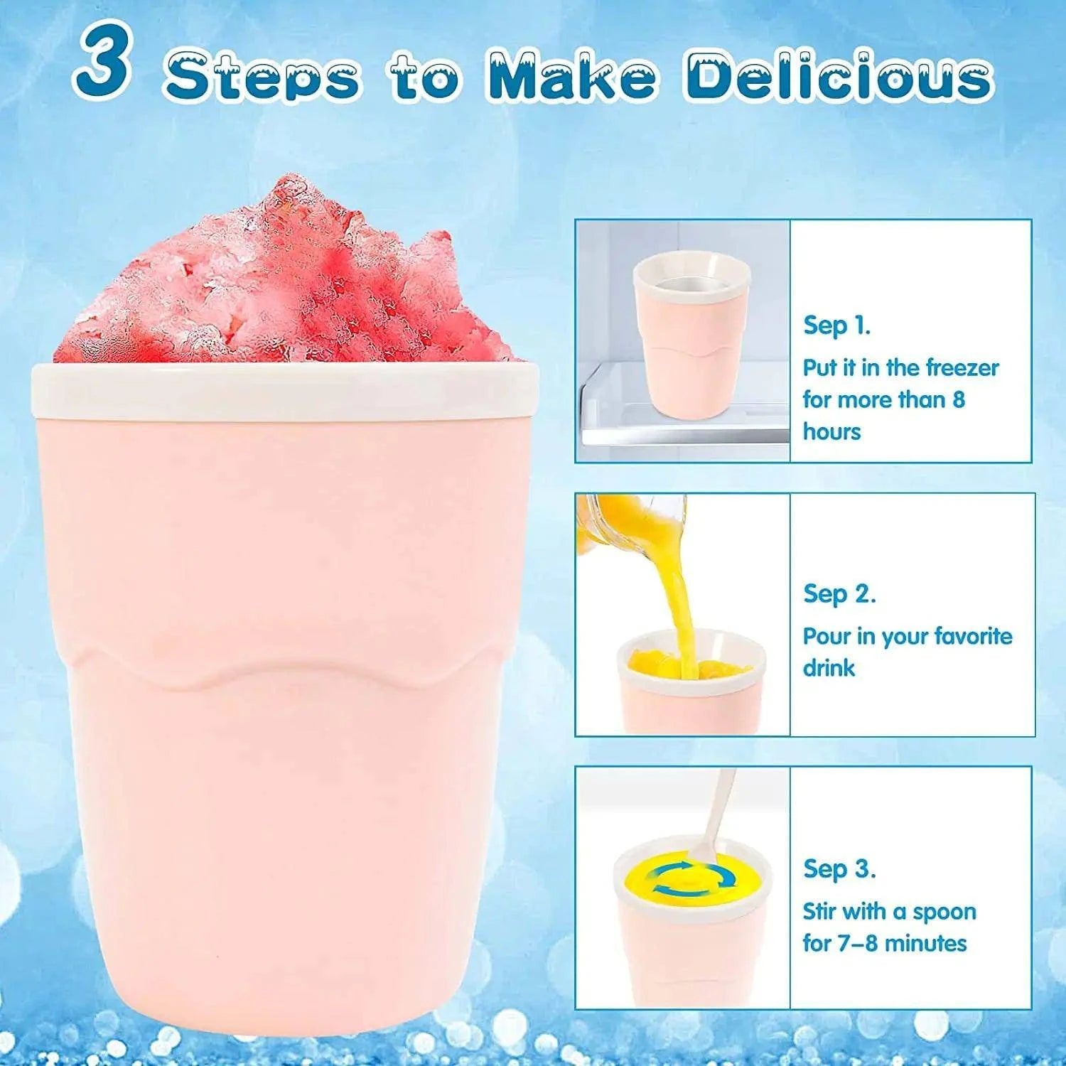 Frosty Smoothie Maker: Quick Freeze for Perfect Icy Drinks Every Time - Home Kartz