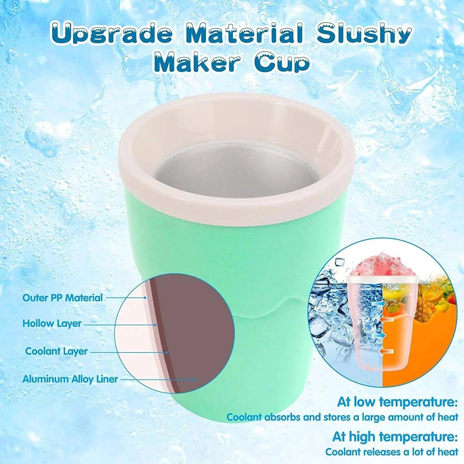 Frosty Smoothie Maker: Quick Freeze for Perfect Icy Drinks Every Time - Home Kartz