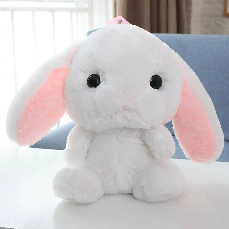 Japanese Cartoon Stuffed Rabbit Backpack - Kawaii Hairy Bunny Toy - Home Kartz
