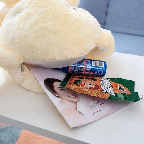 Japanese Cartoon Stuffed Rabbit Backpack - Kawaii Hairy Bunny Toy - Home Kartz