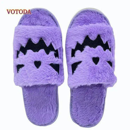 🎃 Fuzzy Pumpkin Slippers - Cozy Halloween Charm for Your Feet 🎃 - Home Kartz