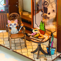 Turn Creativity into Art - DIY Wooden Café Model for Hobbyists & Dreamers!