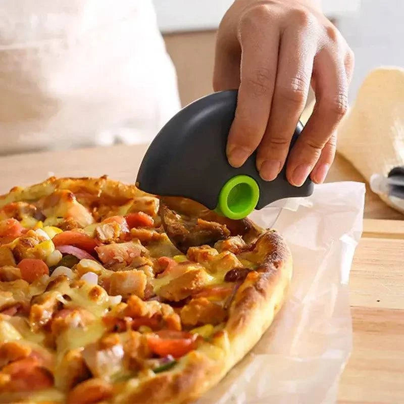 Stainless Steel Pizza Cutters - Effortless, Precise Slicing with Sharp Blade - Home Kartz