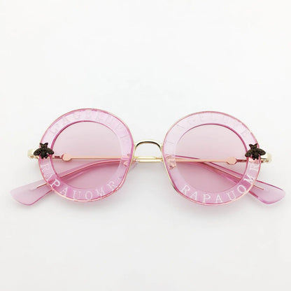 ✨ Retro Chic Meets Ultimate Eye Safety: Introducing the Buzzworthy Vintage Round Kids Sunglasses with UV400 Protection! ✨ - Home Kartz
