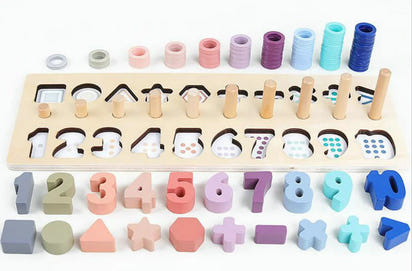 Hand-Grip Board 3D Puzzle | Boost Fine Motor Skills & Spatial Logic Eco Kids Bay