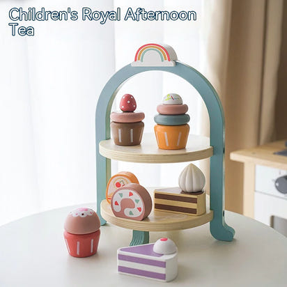 Host the Perfect Tea Time - Montessori Wooden Playset for Little Storytellers!