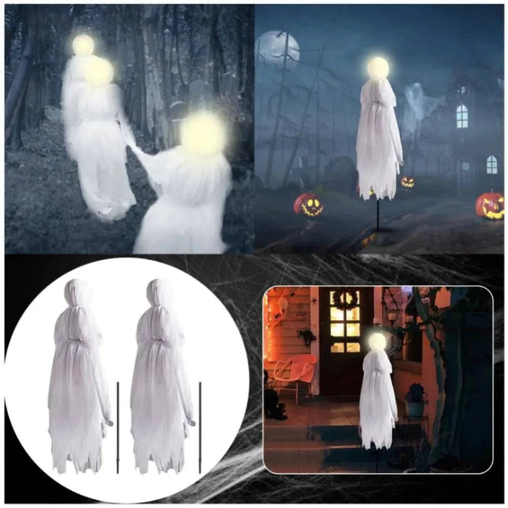 Enchant Your Halloween: Holding Hands Ghost Decoration – Perfect for Outdoor and Garden Displays - Home Kartz