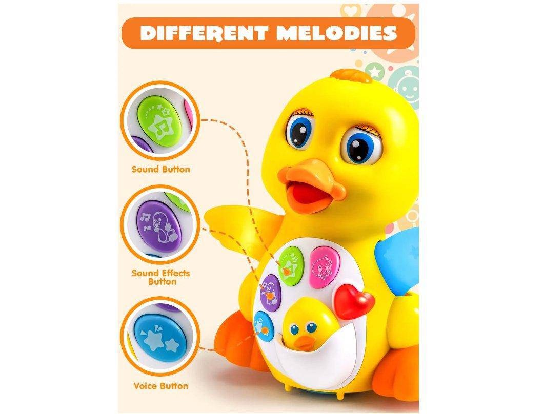 Get Both at 30 % Off : Educational Kids Learning English Toy + Baby Musical Duck Toy Bundle - Home Kartz