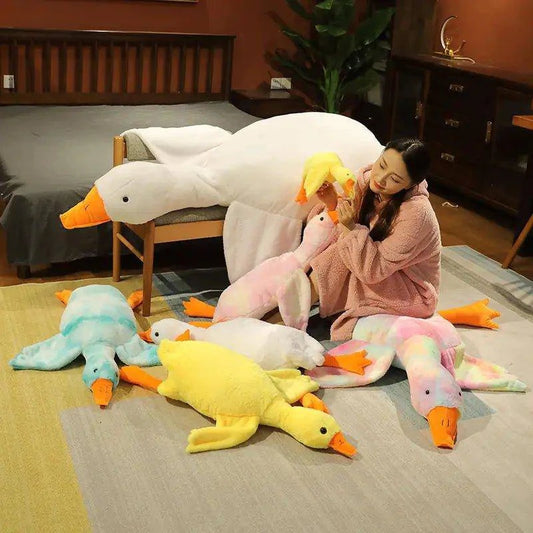 Giant Duck Plush Toy – Soft Cuddle Companion for Comfort and Style - Home Kartz