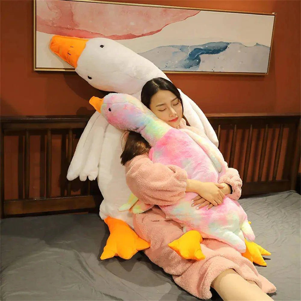 Giant Duck Plush Toy – Soft Cuddle Companion for Comfort and Style - Home Kartz