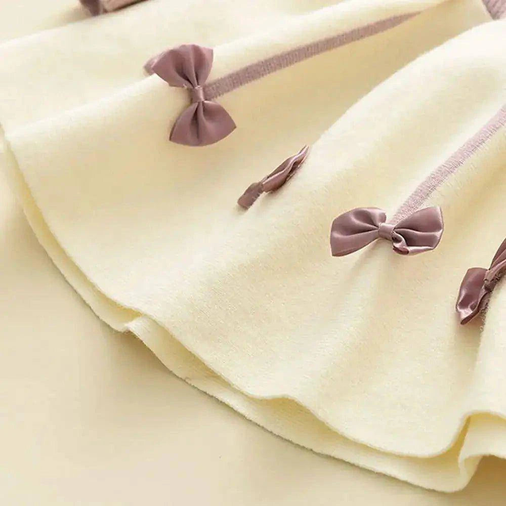 👗 Girls' Retro Cheongsam Sweater Dress | Timeless Elegance Meets Cozy Comfort 🌟 - Home Kartz