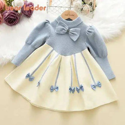 👗 Girls' Retro Cheongsam Sweater Dress | Timeless Elegance Meets Cozy Comfort 🌟 - Home Kartz
