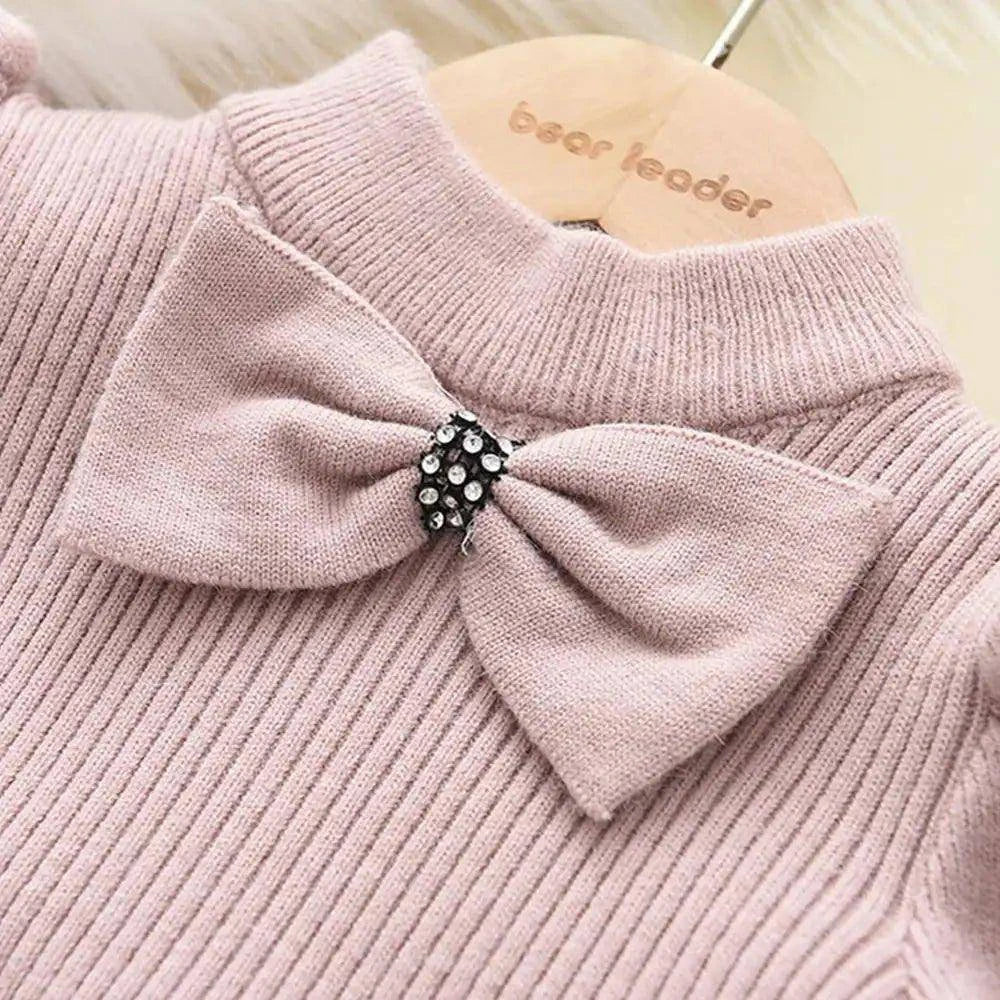 👗 Girls' Retro Cheongsam Sweater Dress | Timeless Elegance Meets Cozy Comfort 🌟 - Home Kartz