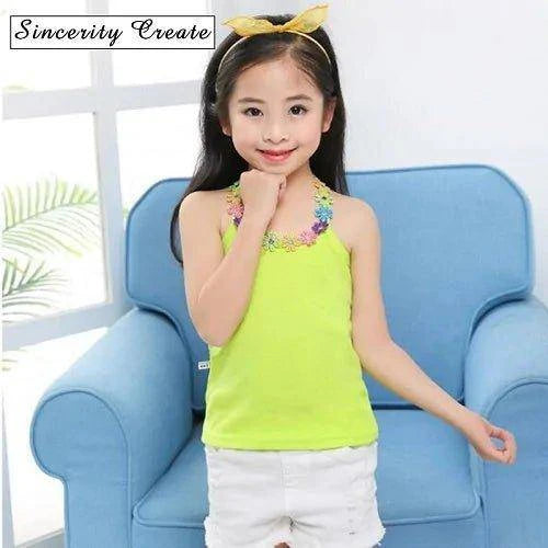 Stylish Girls Vest for Summer | 100% Cotton Comfort - Home Kartz