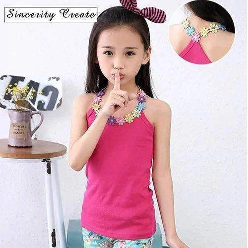 Stylish Girls Vest for Summer | 100% Cotton Comfort - Home Kartz