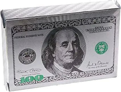 Premium Gold Silver Veneer Poker Deck – Elevate Your Game Night - Home Kartz