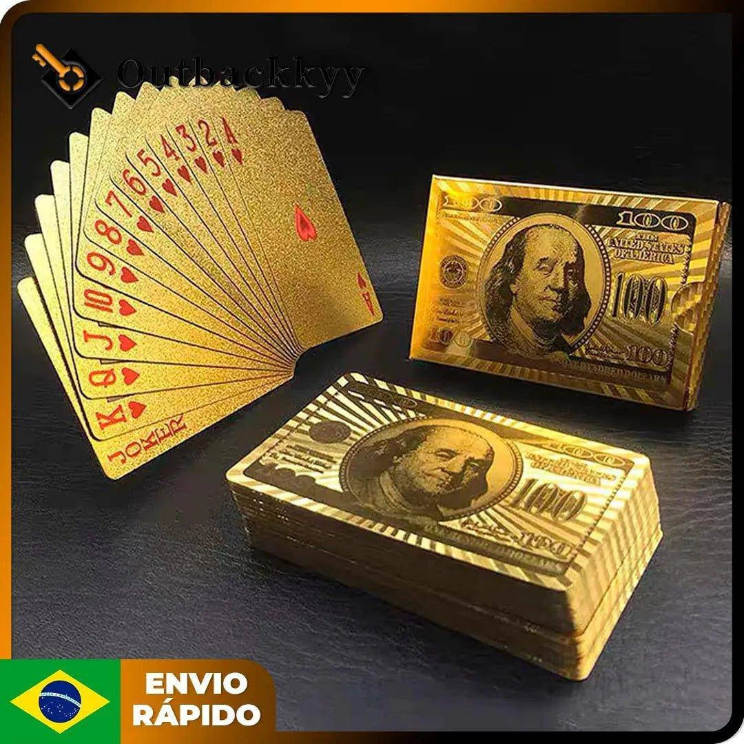 Premium Gold Silver Veneer Poker Deck – Elevate Your Game Night - Home Kartz