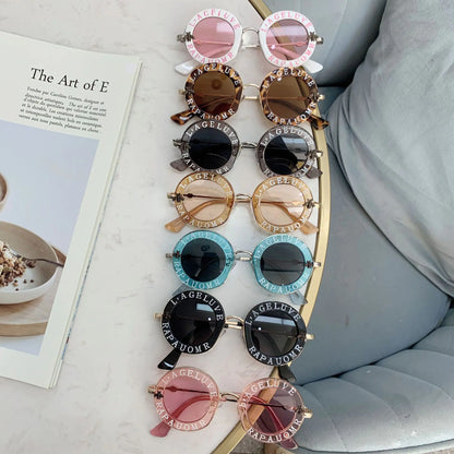 ✨ Retro Chic Meets Ultimate Eye Safety: Introducing the Buzzworthy Vintage Round Kids Sunglasses with UV400 Protection! ✨ - Home Kartz
